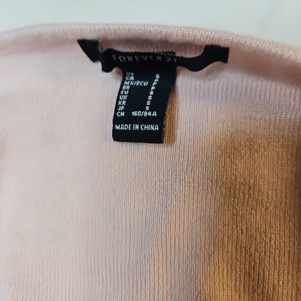 🎁 Forever21 women pink Bodysuit small - Picture 10 of 10